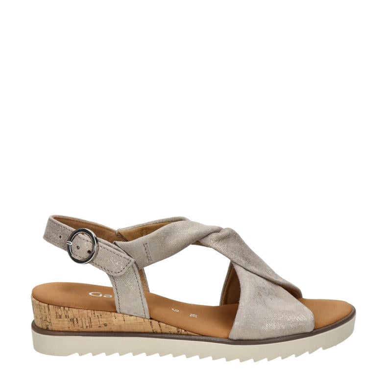 Sandal met riempjes - 82.794.51 - Glad leer crème Sandal met riempjes - 82.794.51 - Glad leer crème