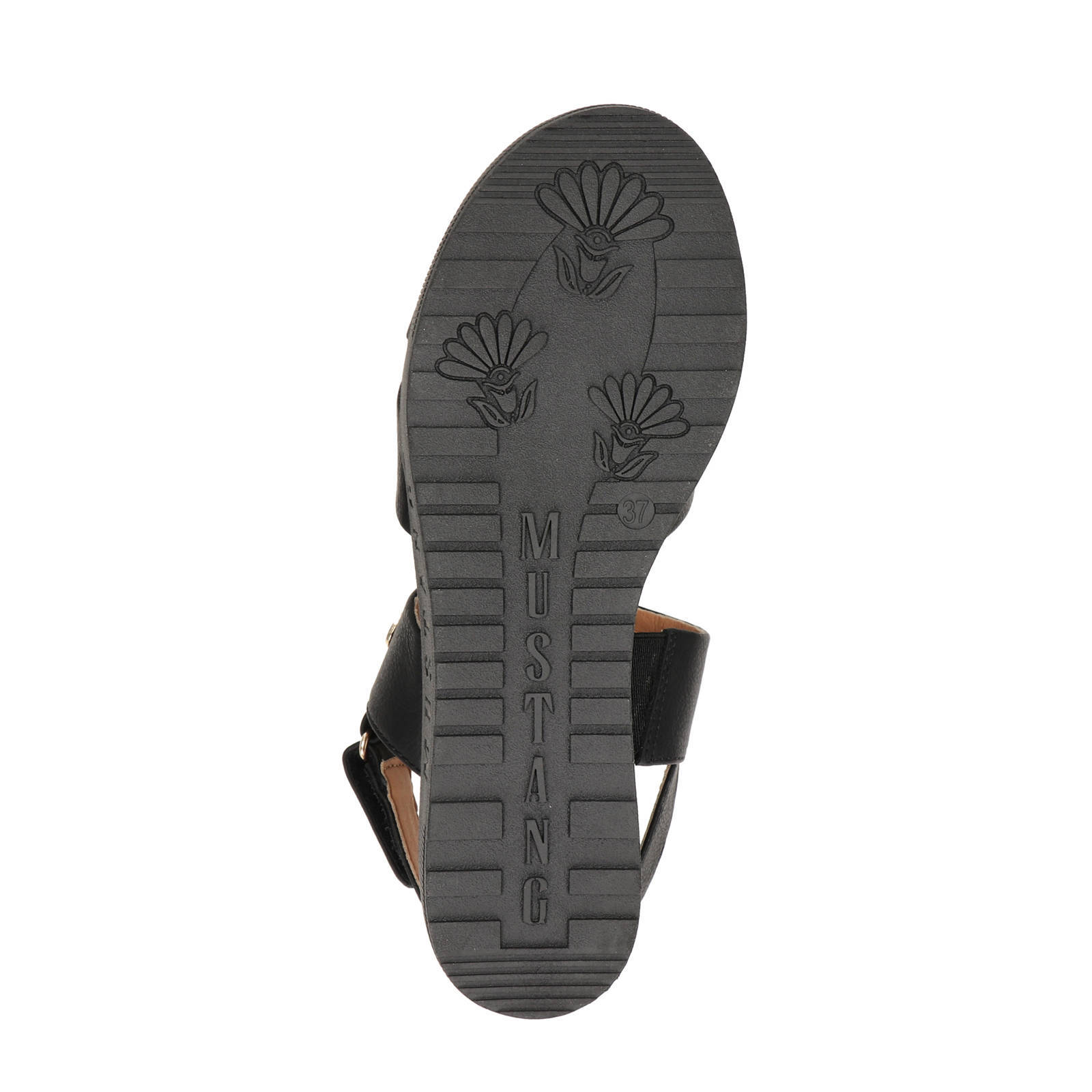 Mustang discount sandalen zwart