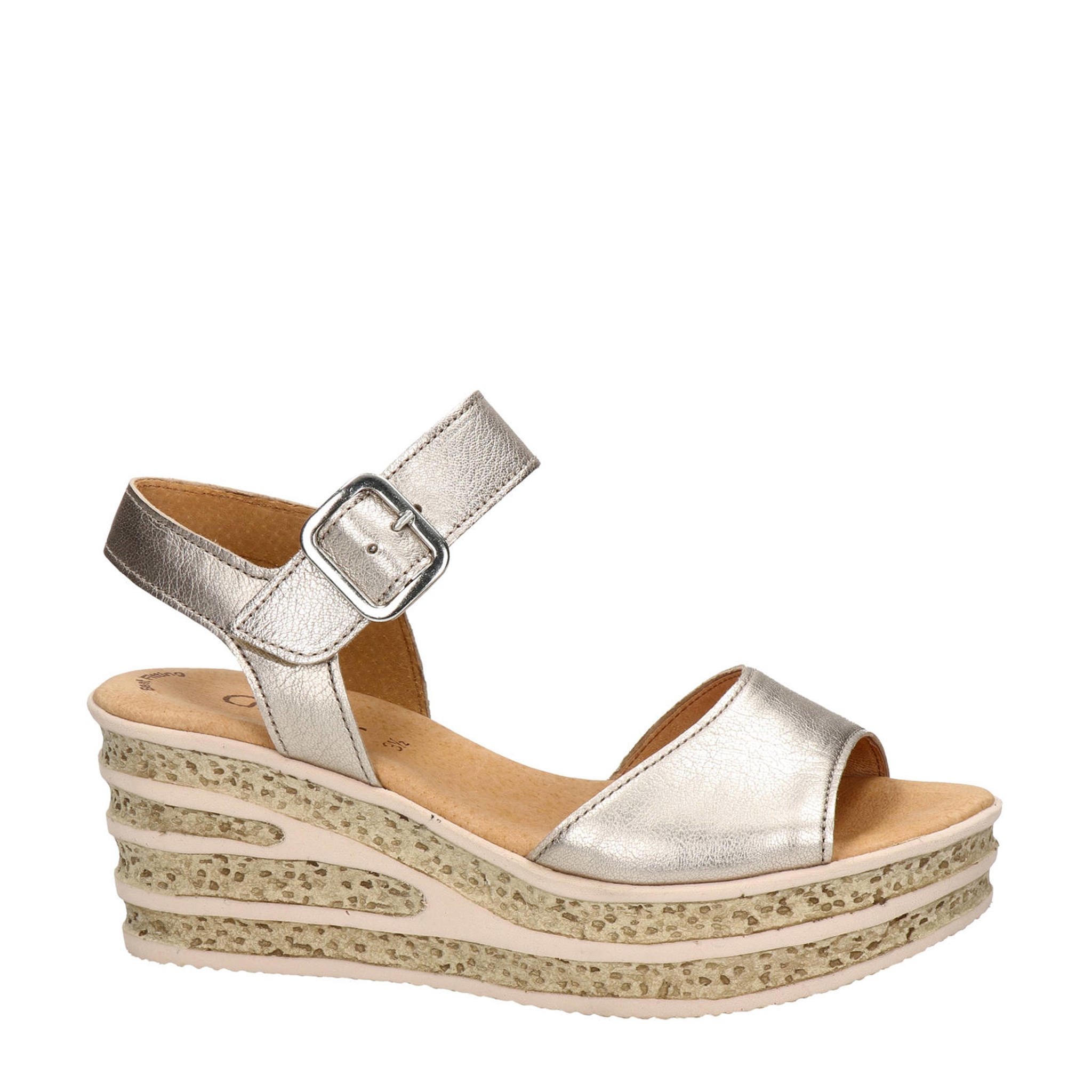 Sandal met riempjes - 66.066.36 - Suède blauw Sandal met riempjes - 66.066.36 - Suède blauw