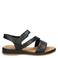 Gabor leren sandalen zwart