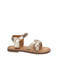 Gioseppo leren sandalen goud