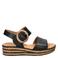 Gabor leren sandalen zwart