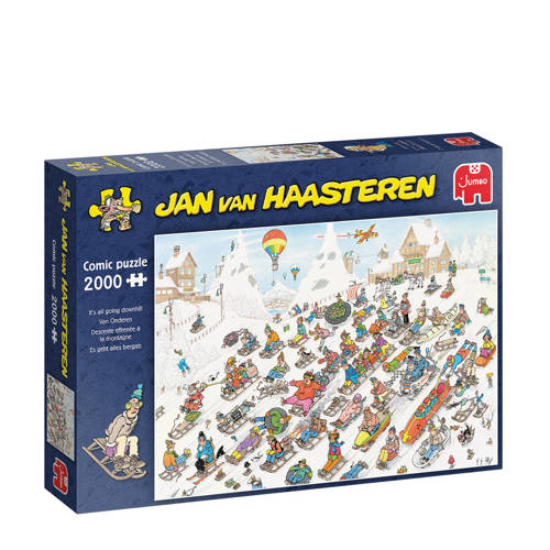 Wehkamp Jan van Haasteren Van Onderen legpuzzel 2000 stukjes aanbieding