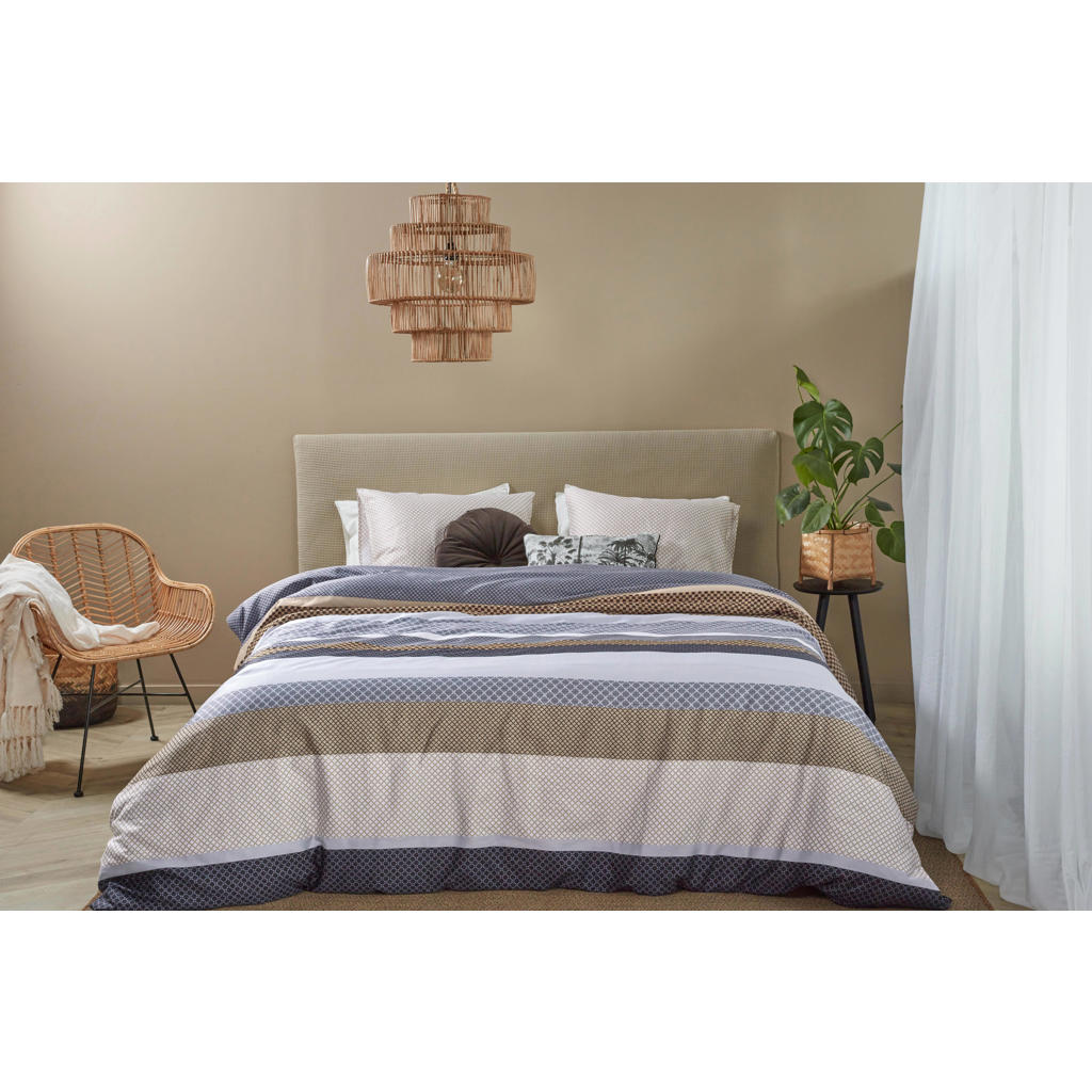 Beddinghouse katoen satijnen dekbedovertrek litsjumeaux (240x220 cm