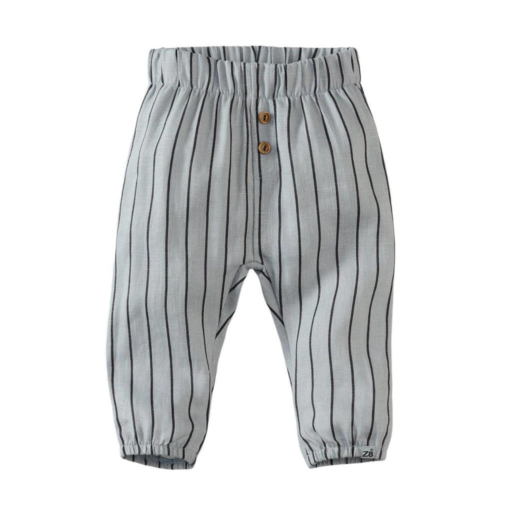 WE Fashion gestreepte broek donkerblauw/wit WE Fashion gestreepte broek donkerblauw/wit