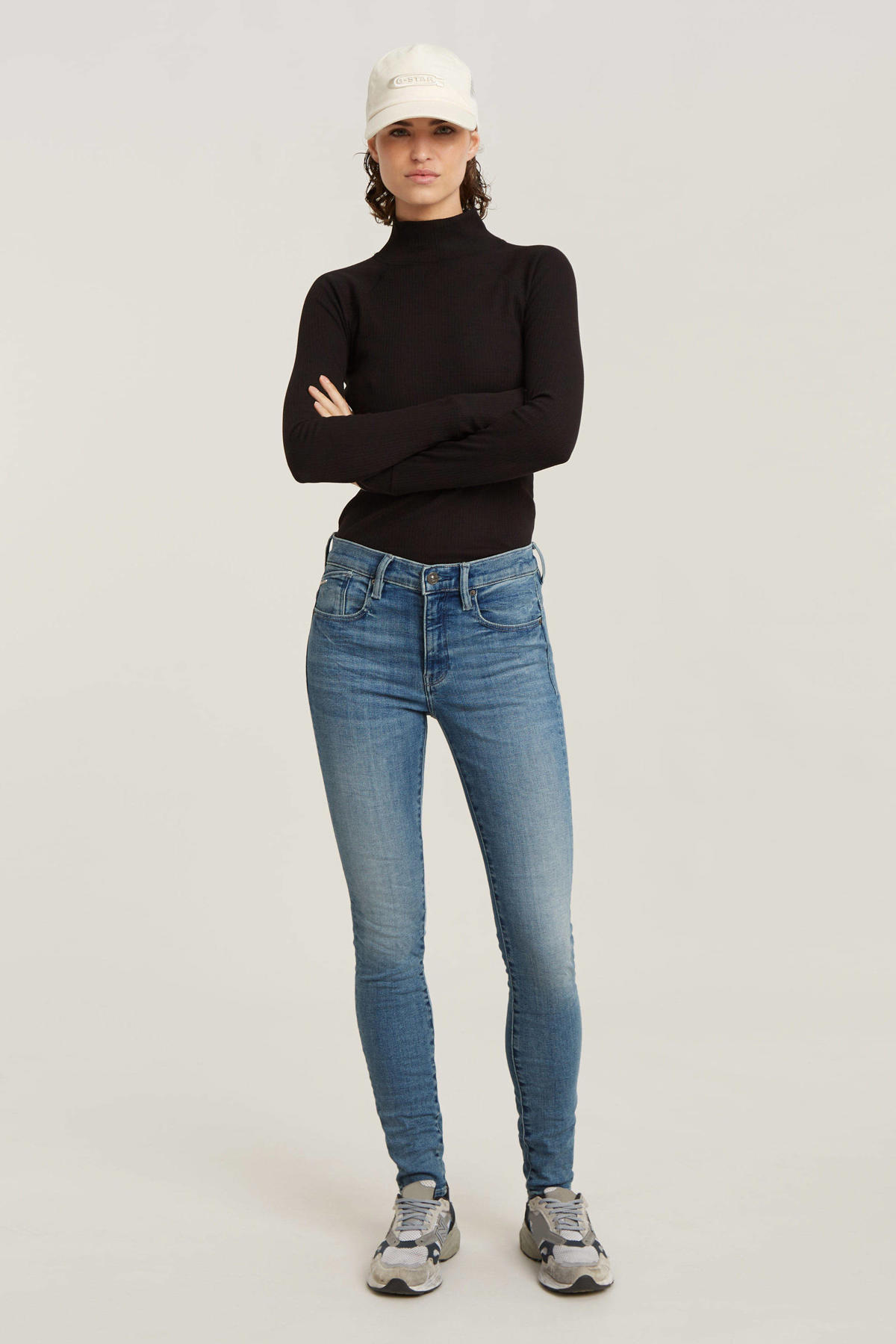G-STAR LHANA SKINNY - Jeans Skinny Fit - worn in tornado/blauw denim G-STAR LHANA SKINNY - Jeans Skinny Fit - worn in tornado/blauw denim