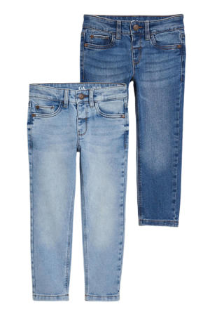 jeans - set van 2 lichtblauw/blauw