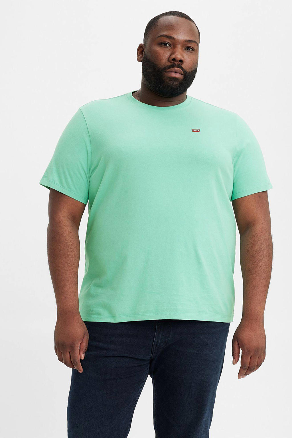 Levi's Big and Tall T-shirt Plus Size mintgroen | wehkamp