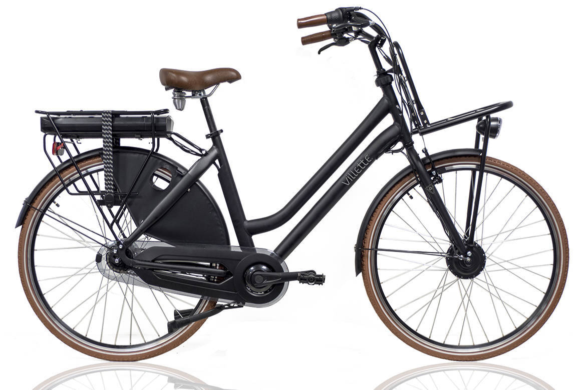 Sportieve Elektrische Fiets Dames 26 Inch EVO 250W Zwart