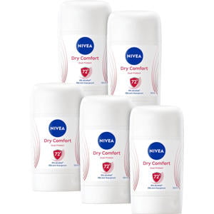 Dry Comfort Anti-transpirant Deodorant stick - 5 x 50 ml - voordeelverpakking