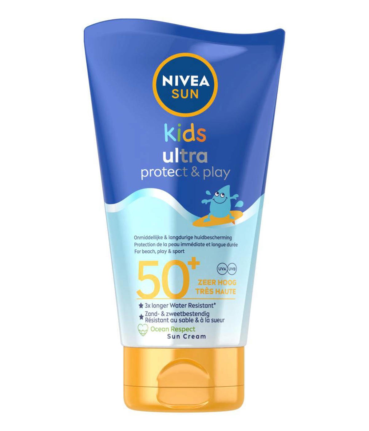 Intrekking Psychiatrie Leuk vinden NIVEA SUN Kids Ultra Protect & Moisture zonnebrand SPF50 - 150 ml | wehkamp