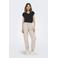 ONLY top met V-hals ONLFREE zwart