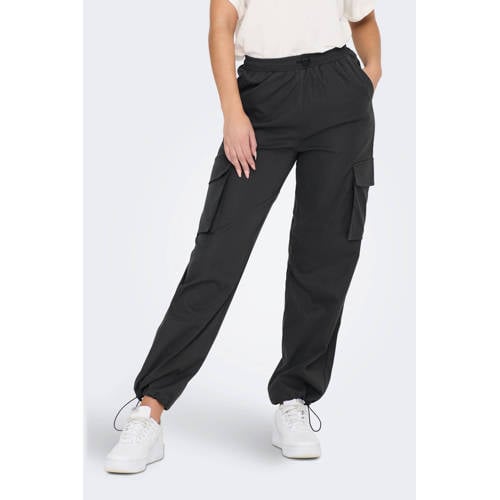 ONLY regular fit cargobroek ONLCASHI antraciet afbeelding