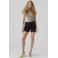 VERO MODA high waist loose fit denim short VMZURI black denim