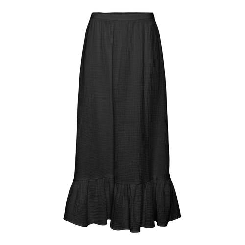 VERO MODA midi rok VMNATALI met plooien zwart