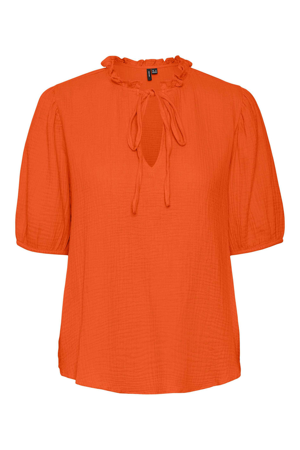 Vero Moda - Top Sans Manches Plissé D'ensemble - Noir