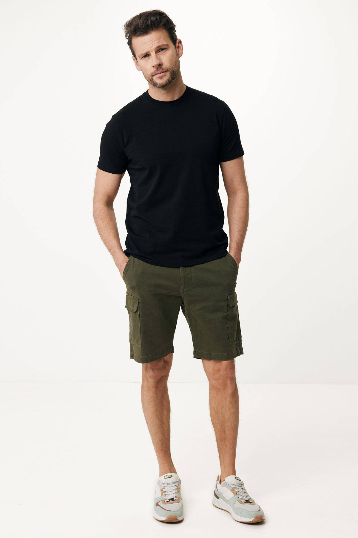 Mexx fit cargo short olive |