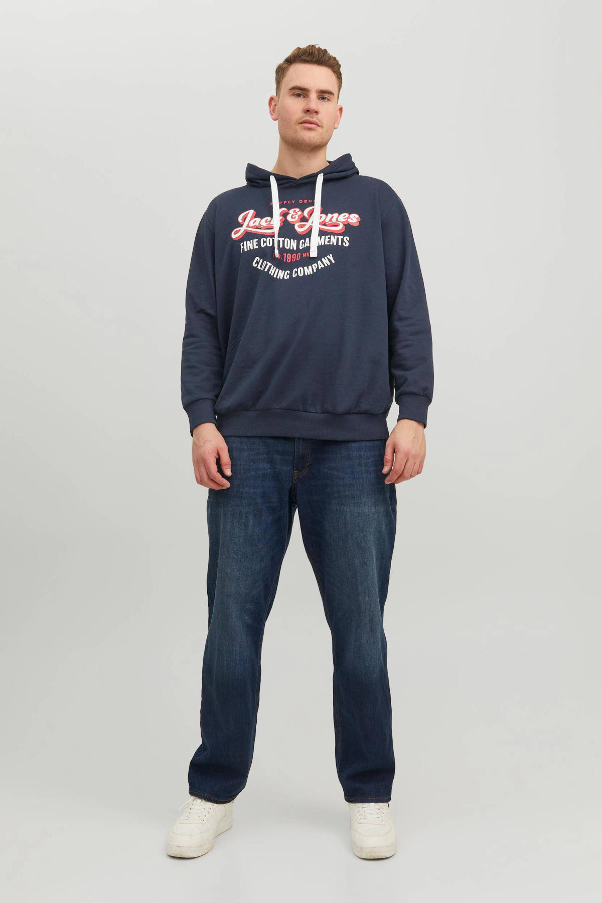 JACK & JONES PLUS SIZE regular fit jeans JJIMIKE Plus Size blue denim ...