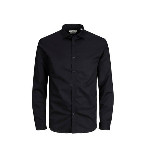 JACK & JONES PLUS SIZE zakelijk overhemd zwart afbeelding