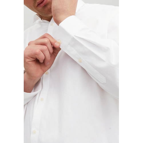 JACK & JONES PLUS SIZE zakelijk overhemd wit afbeelding