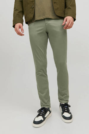 slim fit broek JPSTMARCO deep lichen green