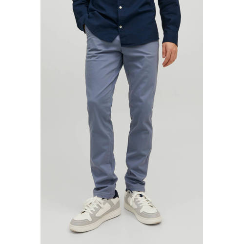 JACK & JONES PANTS STUDIO slim fit broek JPSTMARCO flint stone