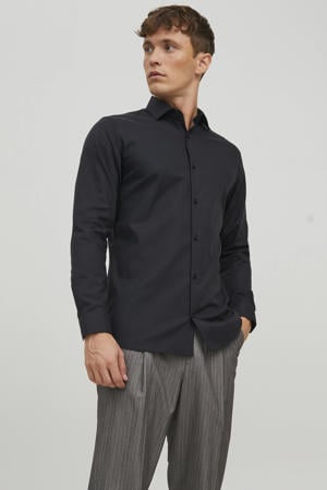 slim fit overhemd JPRBLAPARKER black