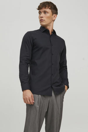 slim fit overhemd JPRBLAPARKER black