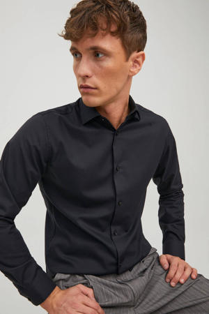 slim fit overhemd JPRBLAPARKER black