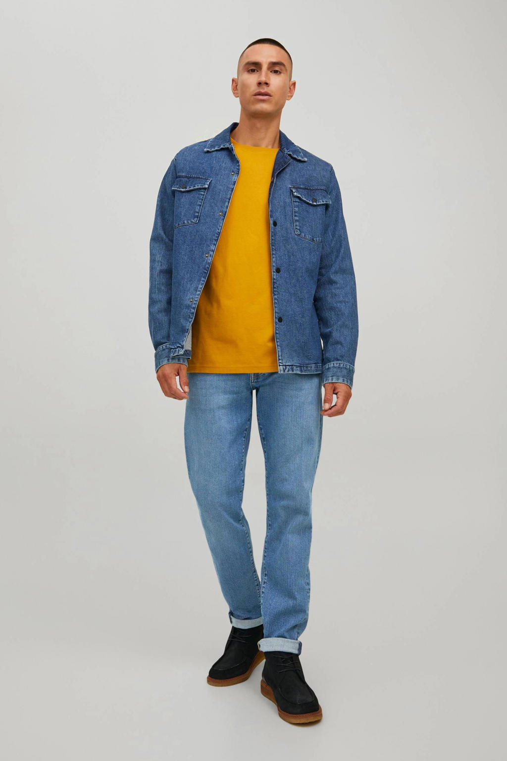 R.D.D. Royal Denim Division Maglietta Uomo Rdddaze Crew Neck S/S Noos | Girocollo In Jersey Pettinato, Vestibilità Larga, Colore Salute, Taglia XXL - 3