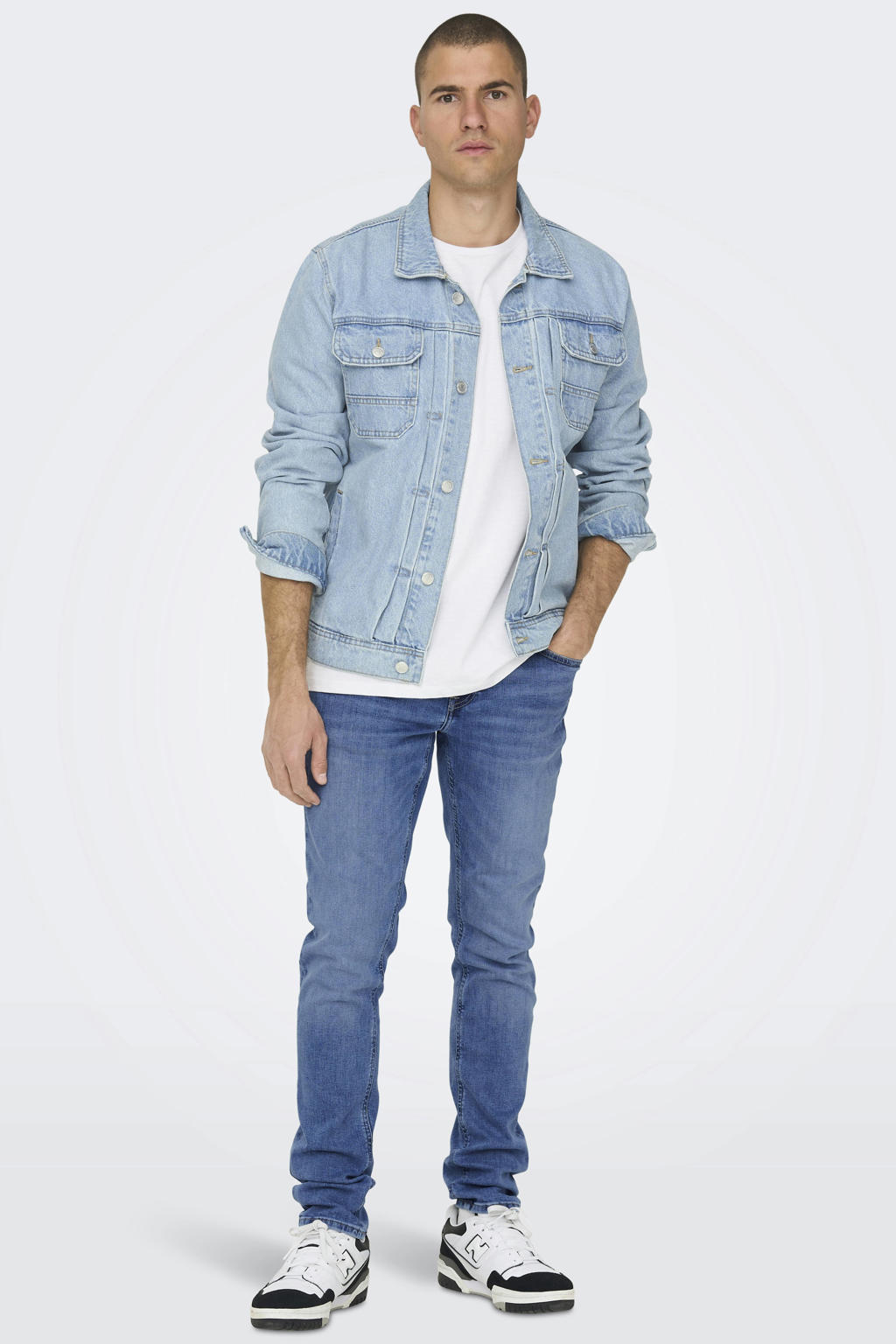 ONLY & SONS slim fit jeans ONSLOOM light blue denim