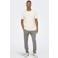 ONLY & SONS viscose slim fit geruite chino - grijs