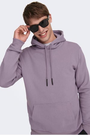 hoodie ONSCERES purple ash