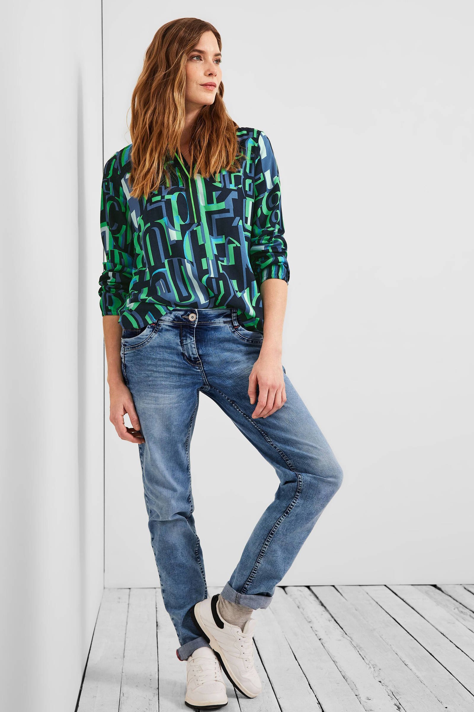 CECIL top met all over print multi wehkamp