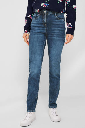high waist slim fit jeans Toronto medium blue denim