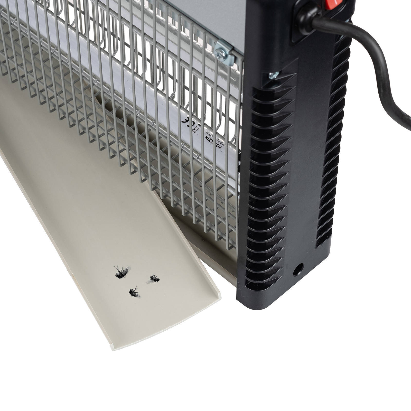 Eurom Fly Away Metal 16 LED Insetticida Elettrico Con Luce UV, 2200V, Alluminio - 5