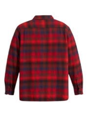 thumbnail: Levi's geruit flanellen regular fit overhemd rood