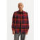Levi's geruit flanellen regular fit overhemd rood