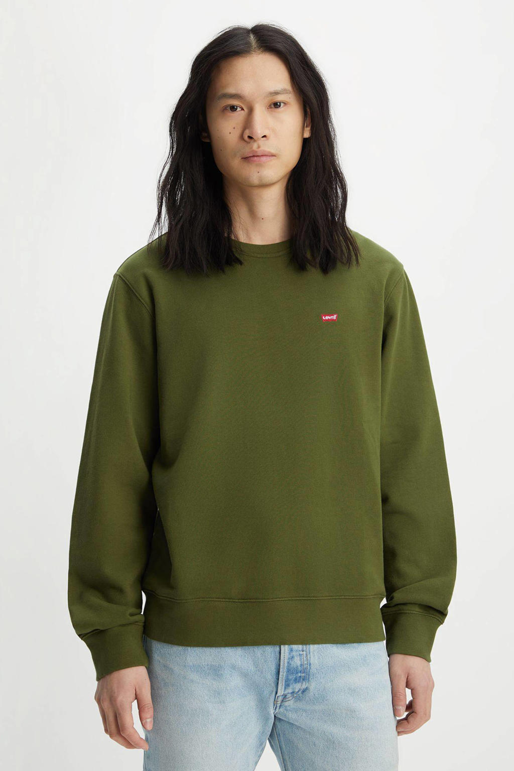 Levi's sweater met logo groen
