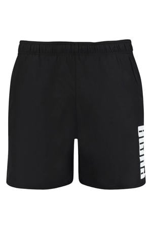 zwemshort met logo zwart
