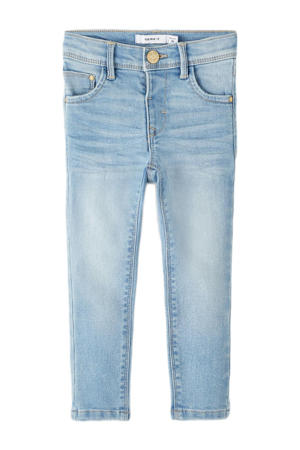 high waist skinny jeans NKFPOLLY light blue denim