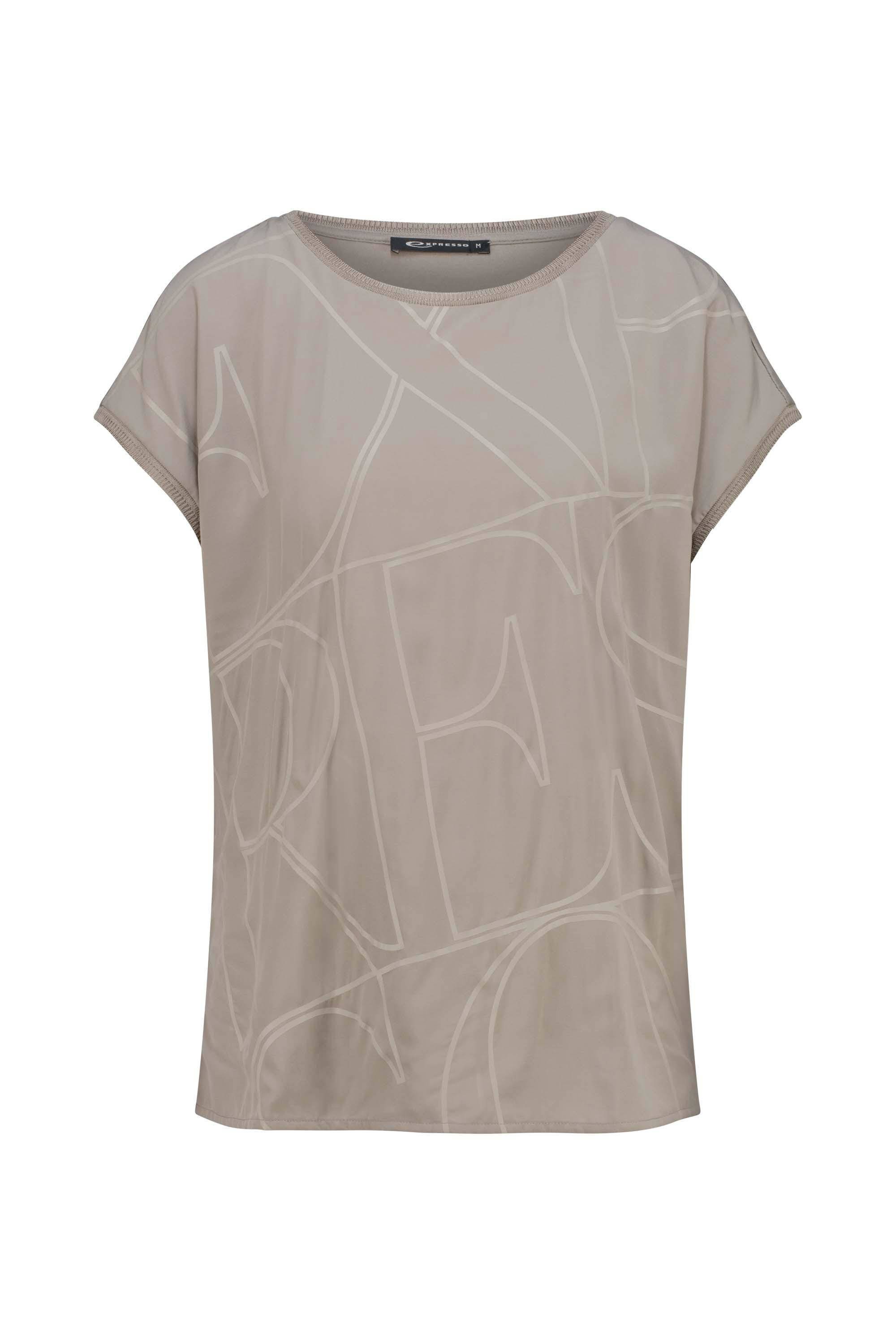 Taupe discount shirt dames