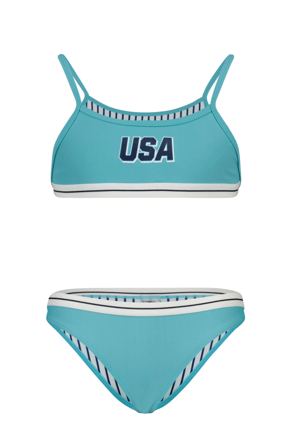 America Today crop bikini Lola Jr lichtblauw wehkamp