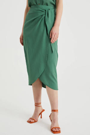 rok met textuur groen