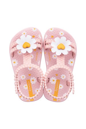 Daisy Baby gebloemde sandalen lichtroze