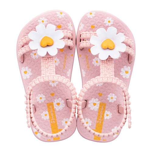 Ipanema Daisy Baby gebloemde sandalen lichtroze afbeelding