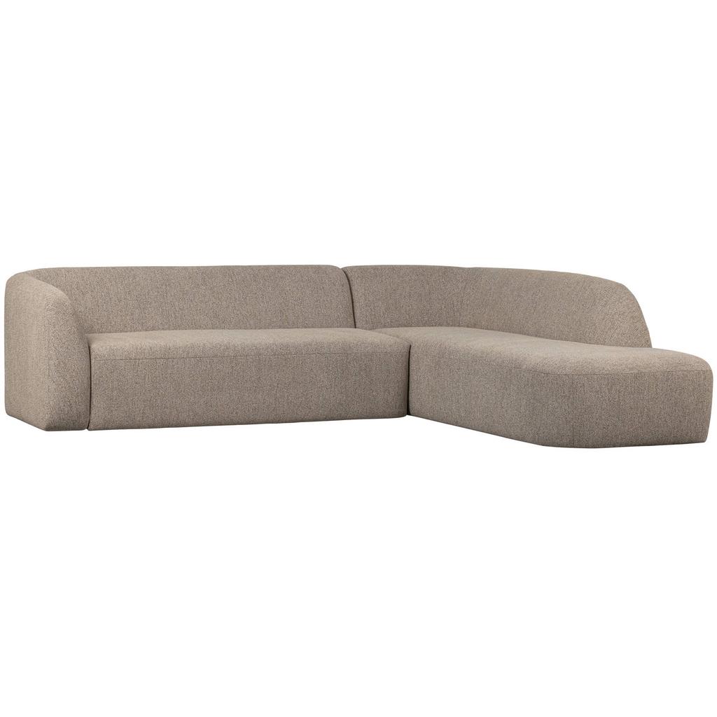 WOOOD WOOOD Sloping Hoekbank Rechts - Polyester - Naturel - 77x225x87