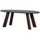 WOOOD Roundly Eetkamertafel - Mangohout - Walnoot - 76x200x100