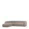 WOOOD hoekbank links Sloping - naturel