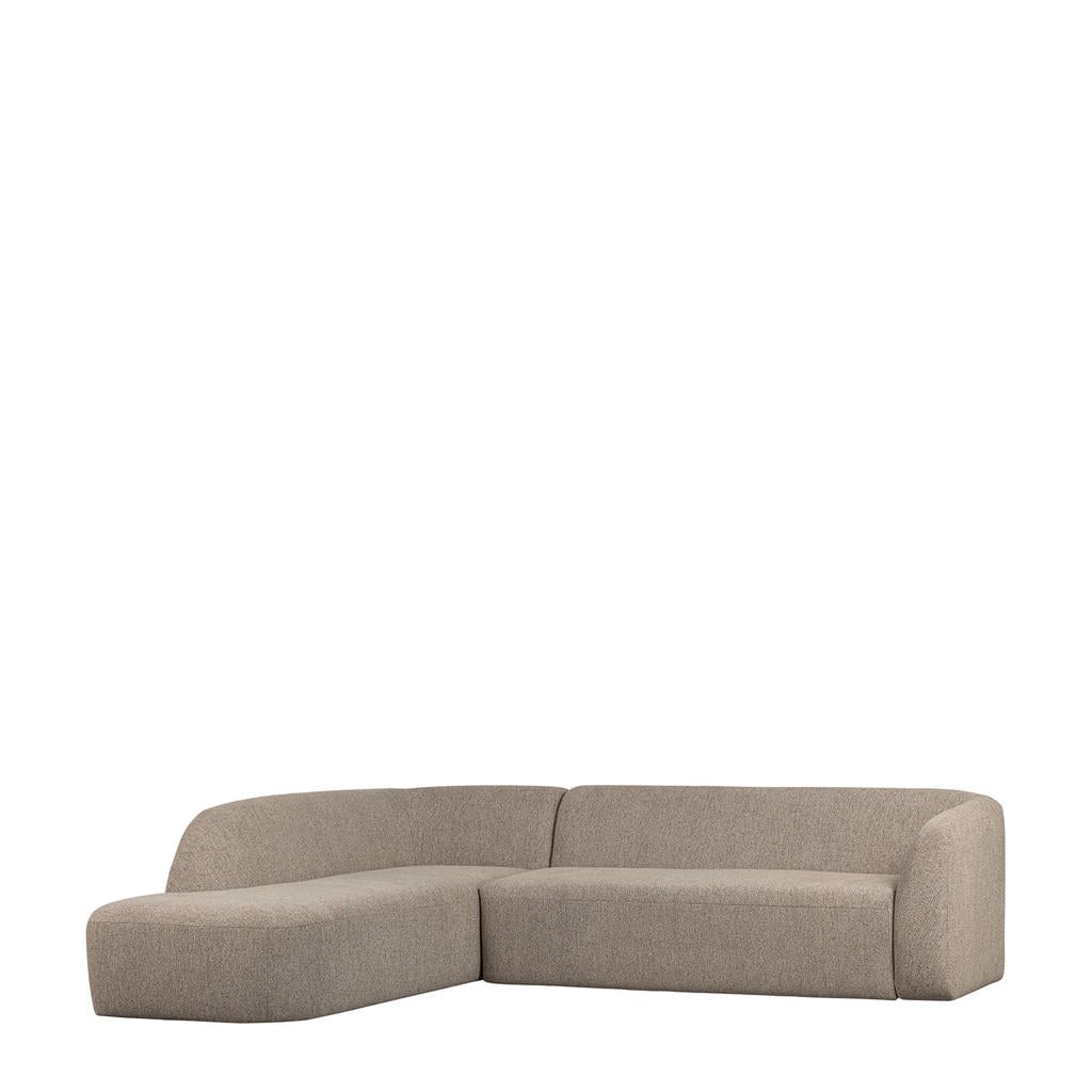 WOOOD hoekbank links Sloping - naturel